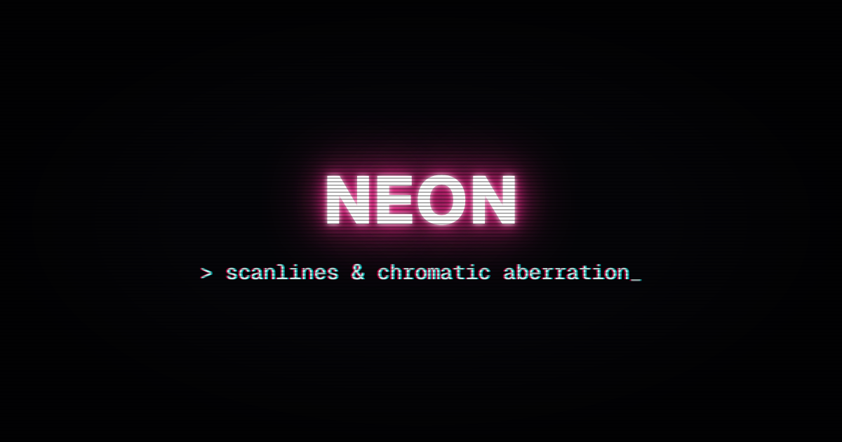 Neon CRT